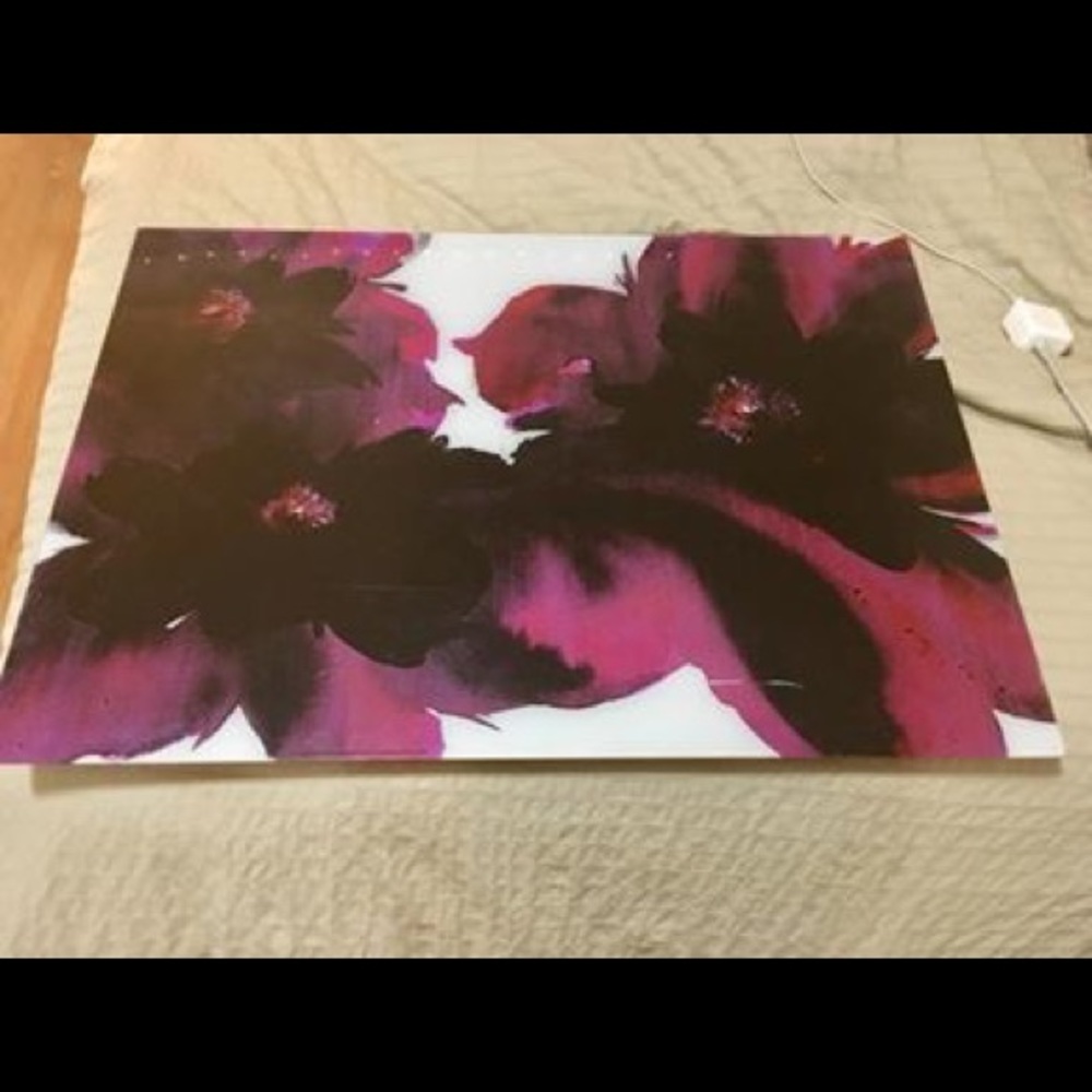 Purple Floral Wall Decor